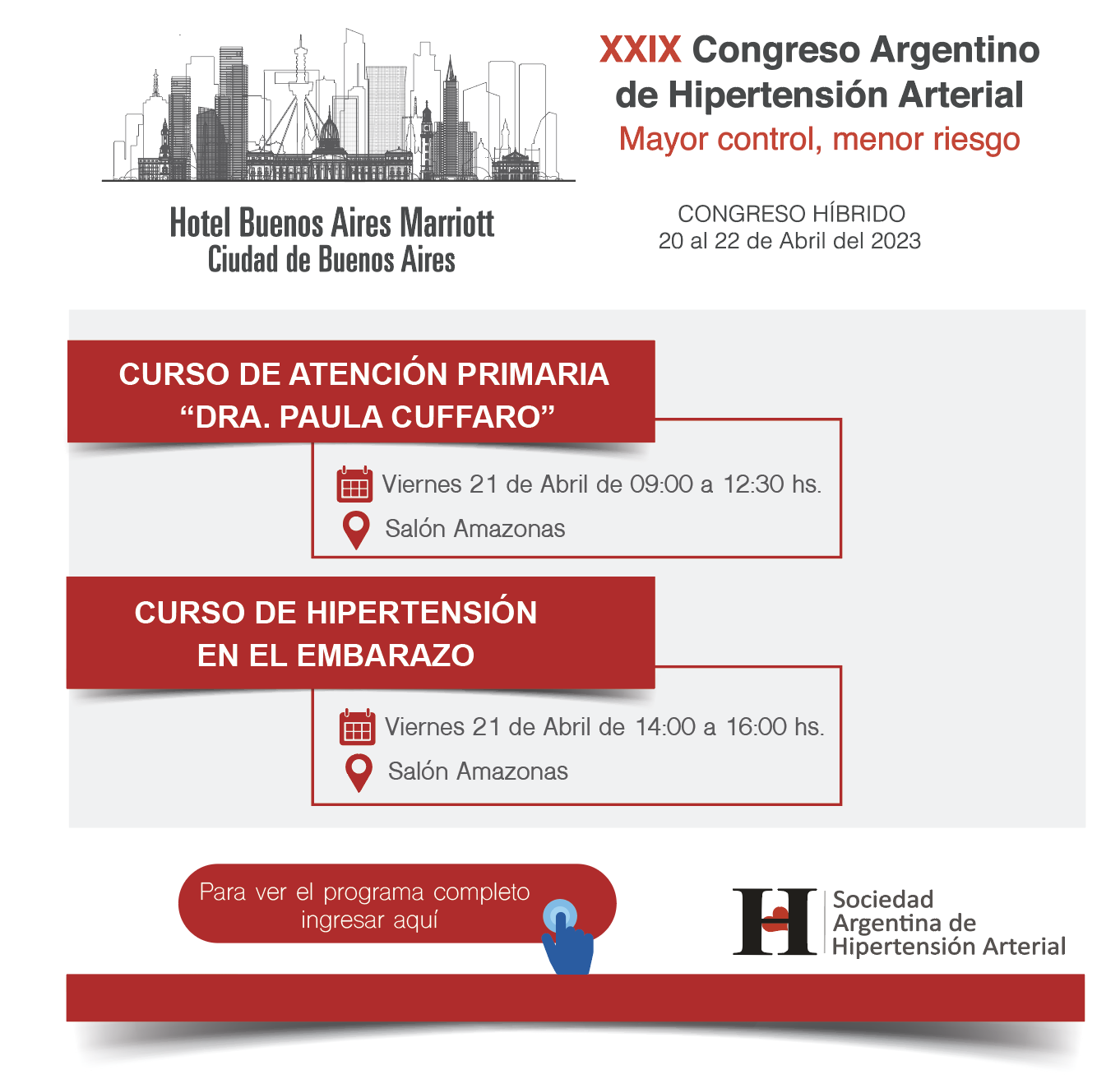 XXIX Congreso, Buenos Aires 2023